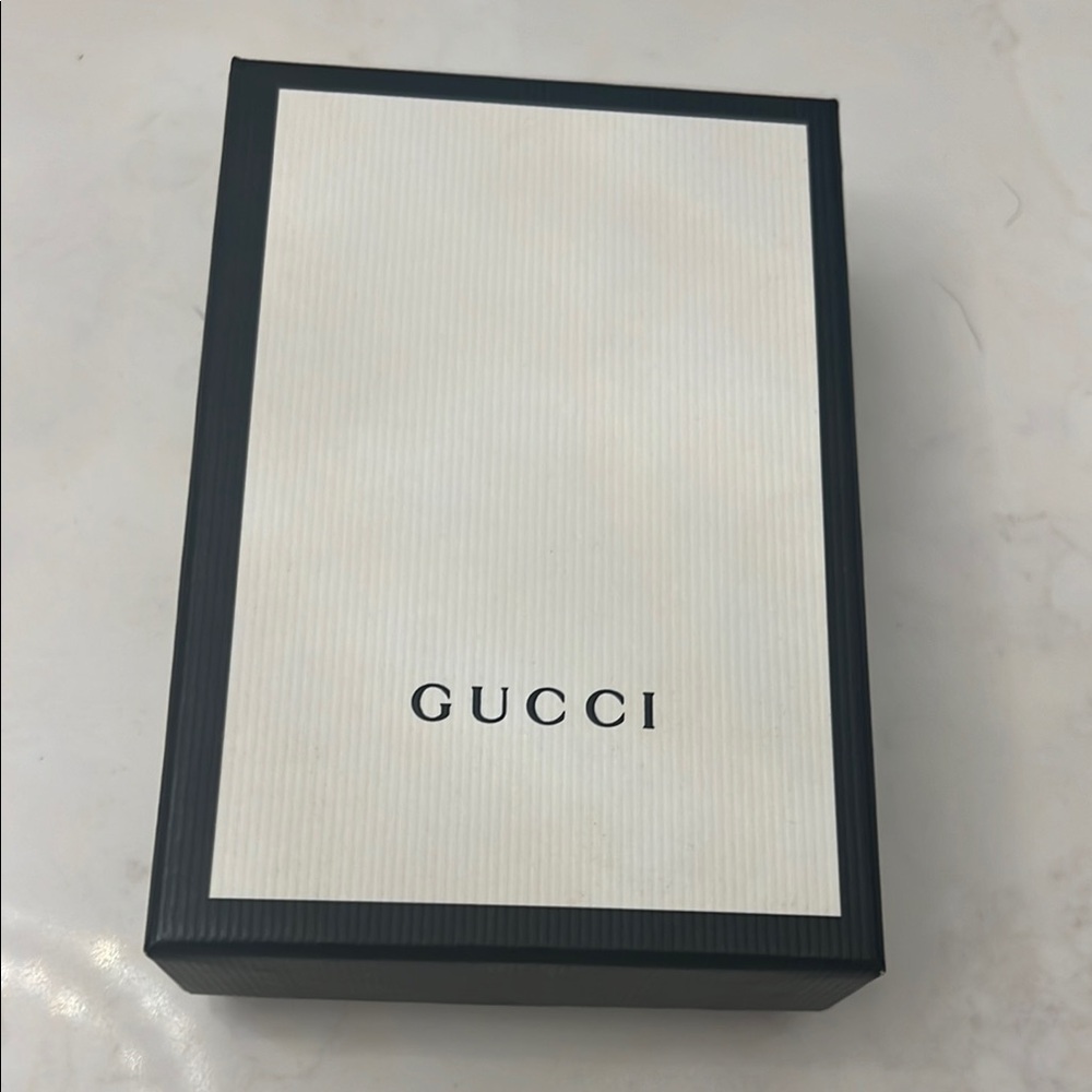 Authentic Gucci Black and White Box